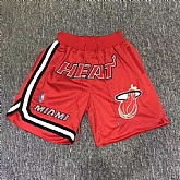 Heat Red Just Don Throwback Mesh Shorts,baseball caps,new era cap wholesale,wholesale hats